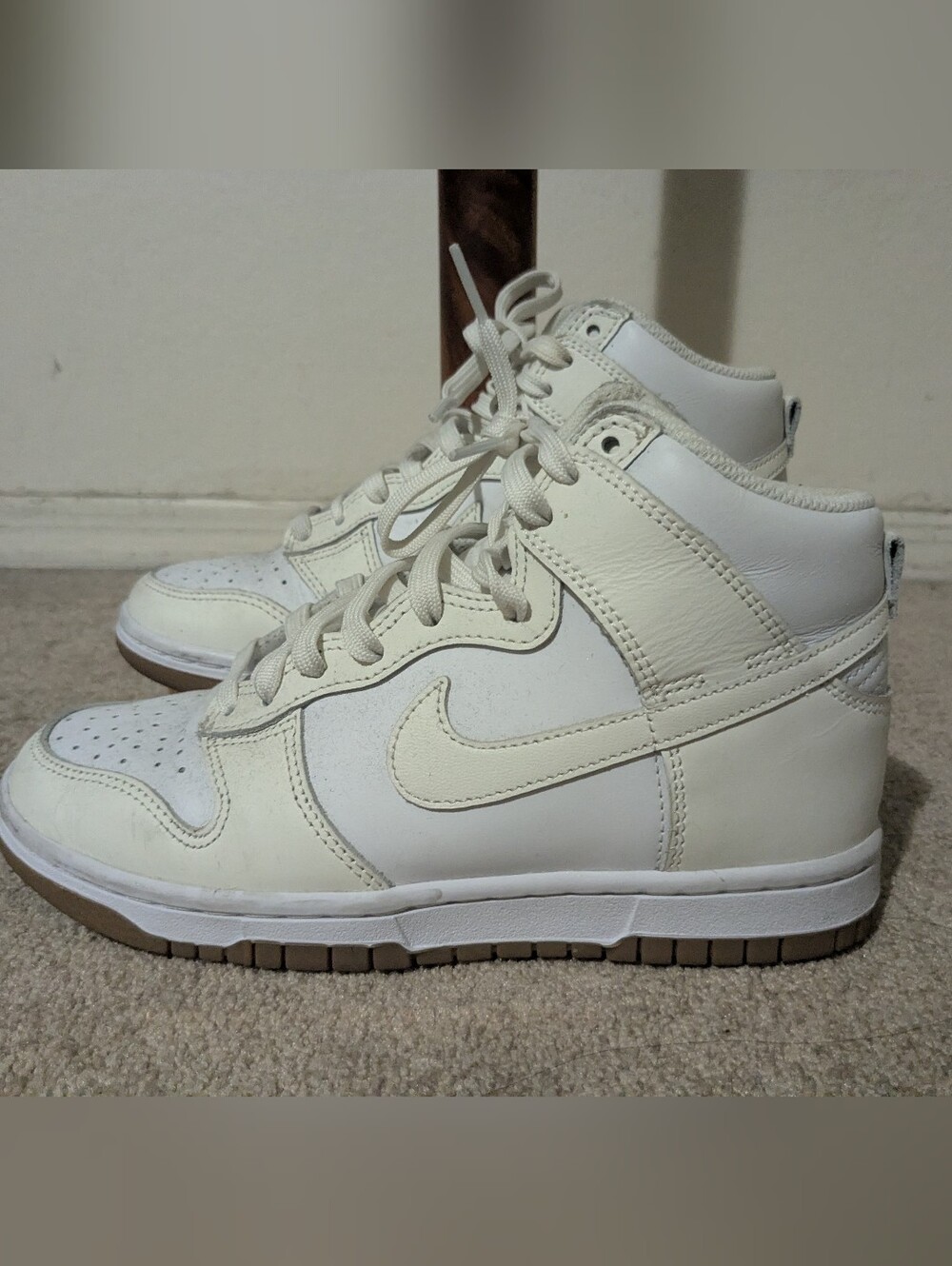 Nike Dunk High White Sneakers
